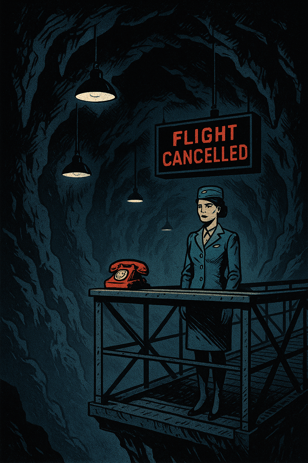 checkin sequence A surreal flight checkin